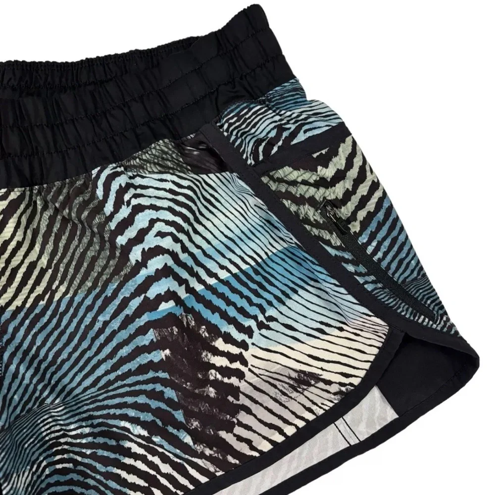 LULULEMON SEAWHEEZE SHORTS TRACKER III 4" SECRET SOCIETY TOFINO TEAL SIZE 12 - Picture 3 of 8
